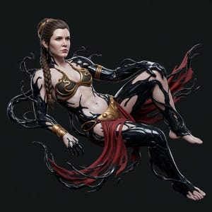 La princesa Leia al estilo Venom