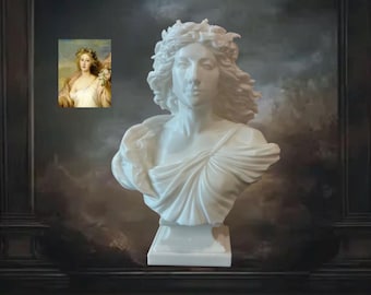 Eostre – Escultura de busto, decoración para el hogar y la oficina, accesorios de escritorio, decoración de oficina