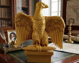 French Imperial Eagle Sculpture - Life Size Napoleonic War Army Figure & Symbol - Historical Souvenir Napoleon eagle napoleonic French eagle