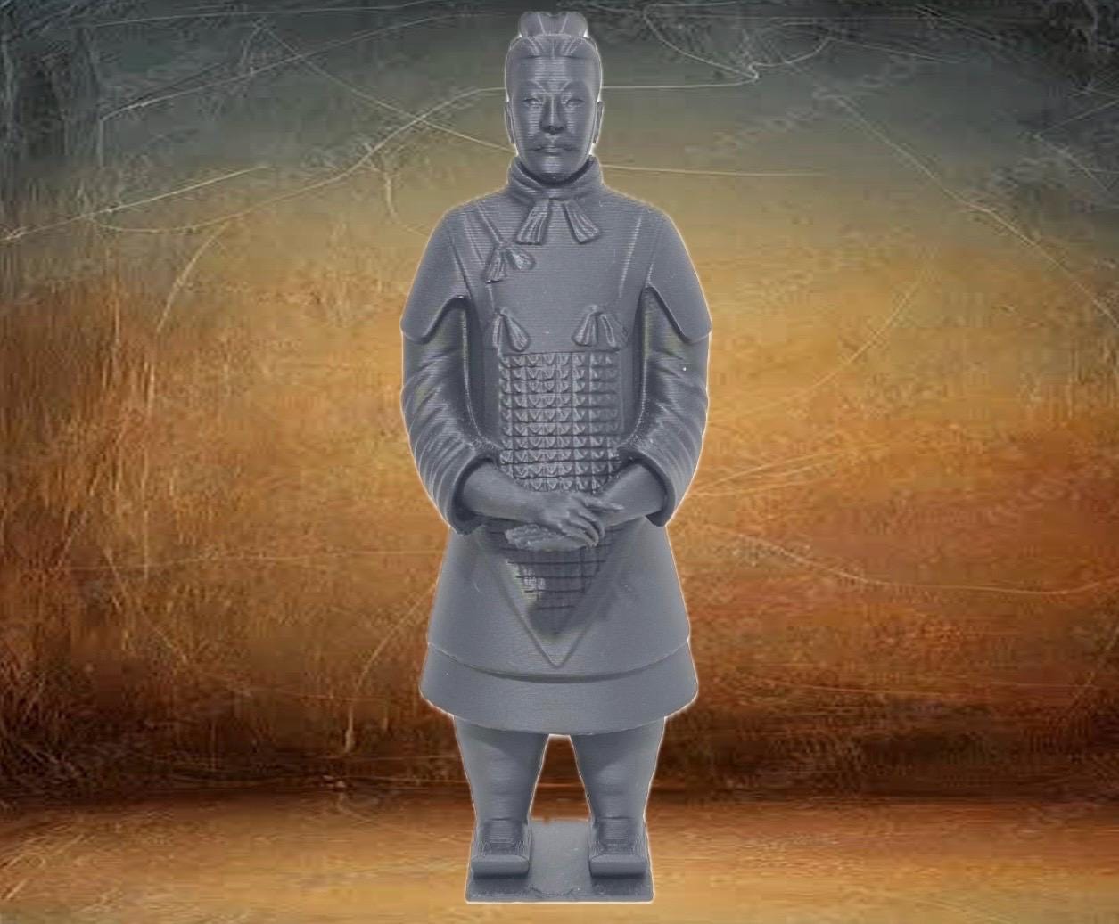Soldat de plomb, collection Qin Shi Huang, roi de l'État chinois de Qin, 221-210 av. 54 mm Chine État - France