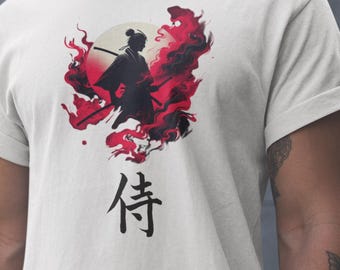 Samurai Graphic Tee: Japanisches Krieger-T-Shirt