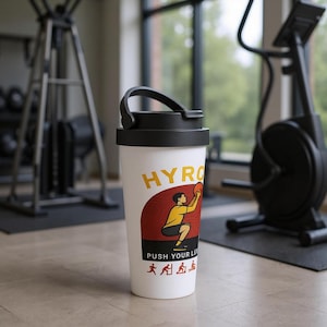 Hyrox Sport Stainless Steel Travel Mug – Hyrox Participant, Fitness Motivation, Hyrox Gift, Hyrox Athlete, Sport