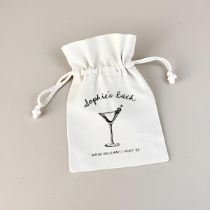 Personalized Hangover Kit - Bachelorette Hangover Kit, Bachelorette Favors, Hand Drawn Martini