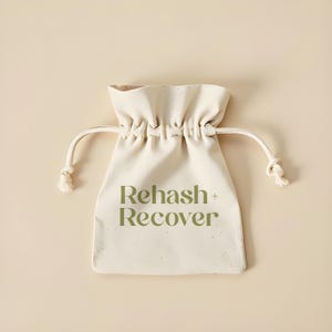 Bachelorette Hangover Kit: Custom Cotton Favor Bag