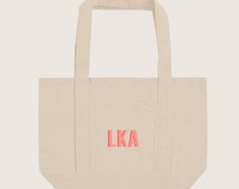 Custom Name Tote Bag: Personalized Canvas Boat Tote, Bridesmaid & Bachelorette Gift