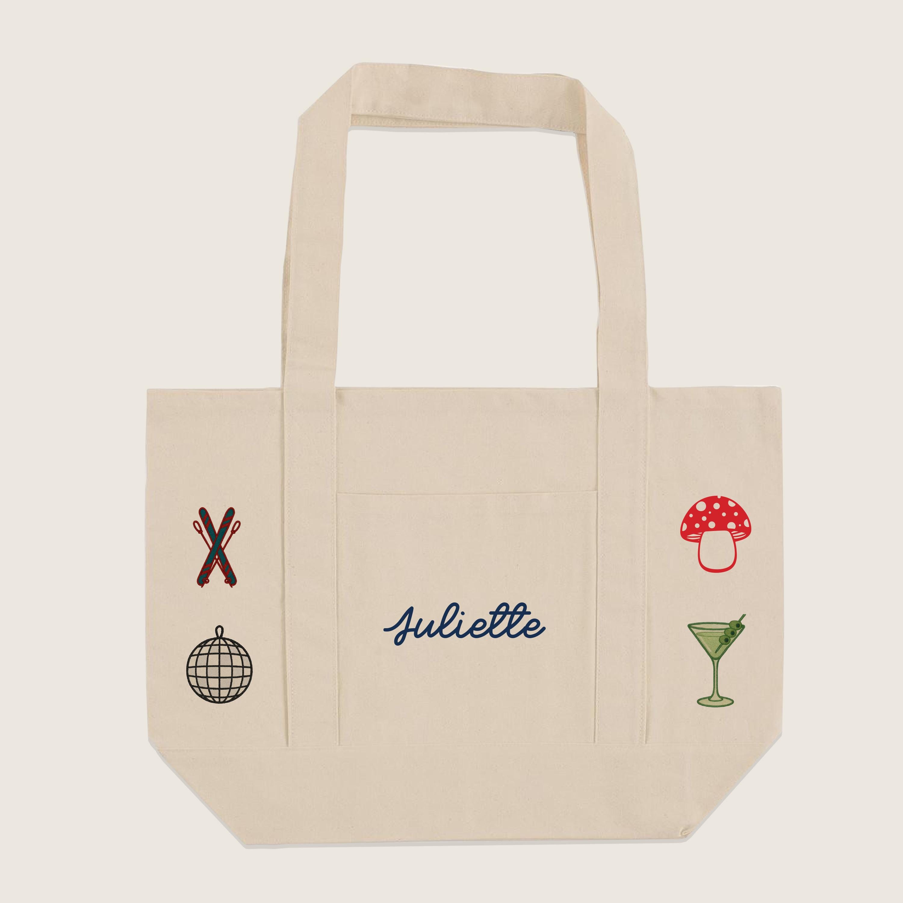 Custom Icon Tote Bag: Personalized Canvas Tote, Bachelorette & All 