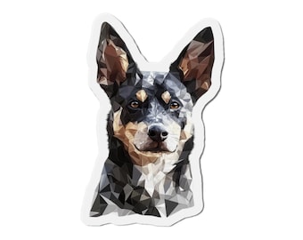 Australian Cattle Dog Die-Cut Magnet | Blue Heeler