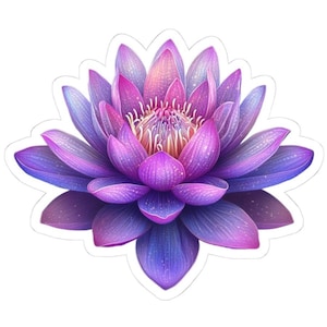 Lotus Flower Vinyl Sticker | Namaste | Eco Friendly