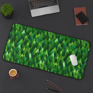 Forest Desk Mat | Gaming Mouse Pad | Eco-Friendly | Nature Inspired Keyboard Mat
