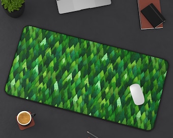 Forest Desk Mat | Gaming Mouse Pad | Eco-Friendly | Nature Inspired Keyboard Mat