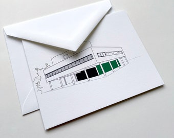 Modern Architecture Le Corbusier Villa Savoye Architecture Cards
