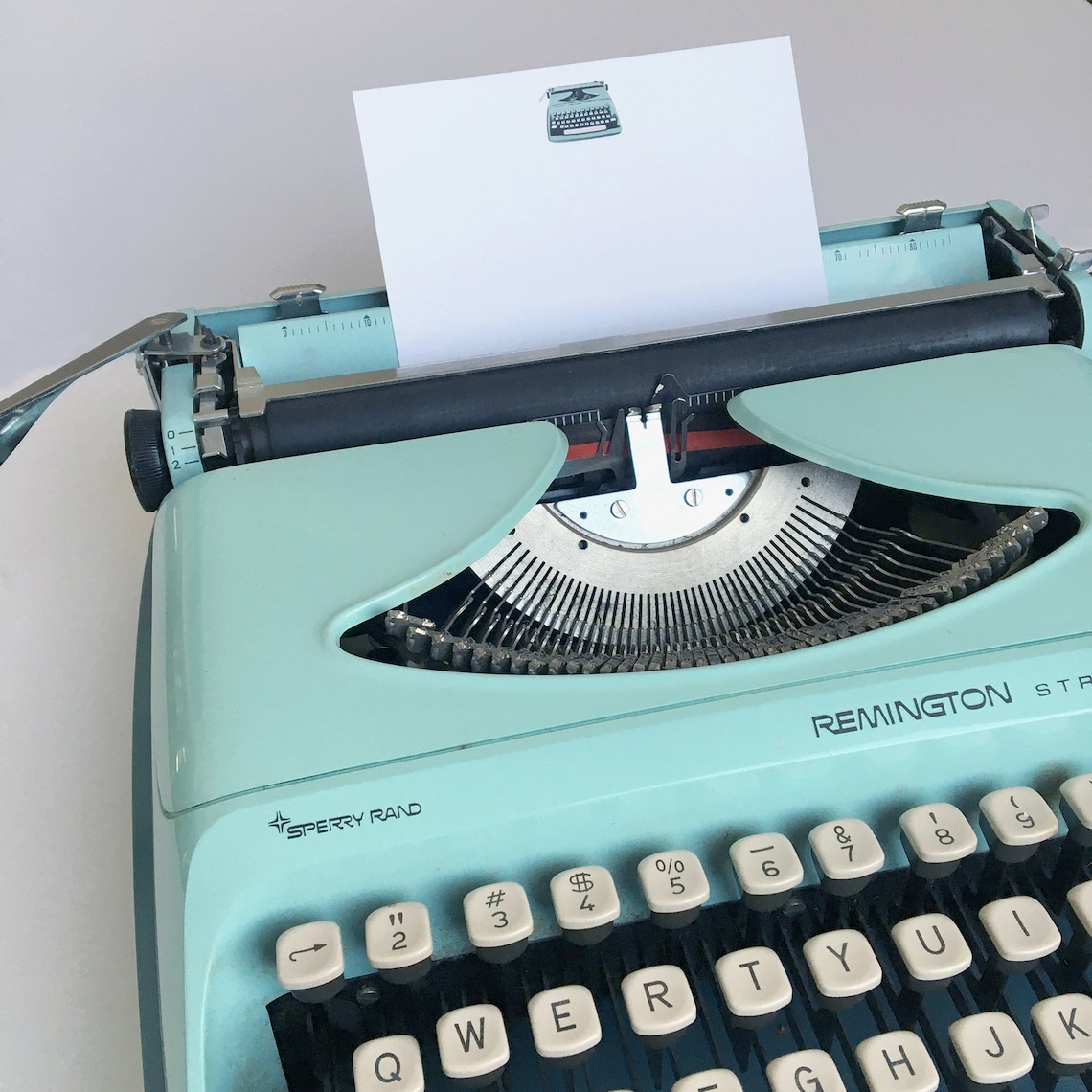 Vintage Remington Typewriter Note Cards Etsy