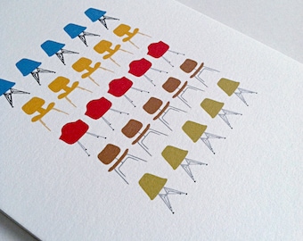 Modern Eames Chairs Boxed Cards