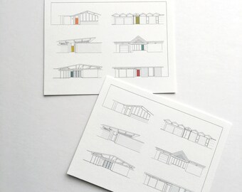 Mid Century Modern Eichlers Boxed Cards