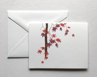 Japanese Maple Boxed Note Cards