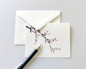Japanese Cherry Blossom Boxed Cards