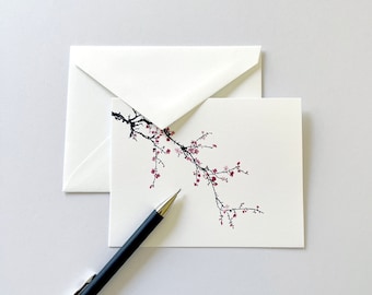 Japanese Cherry Blossom Boxed Cards