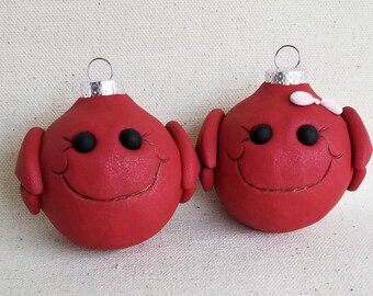 Crab Christmas Ornaments