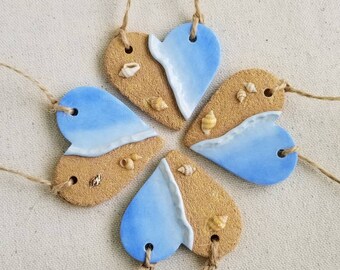 Beach Mini  Ornaments, Set of Four