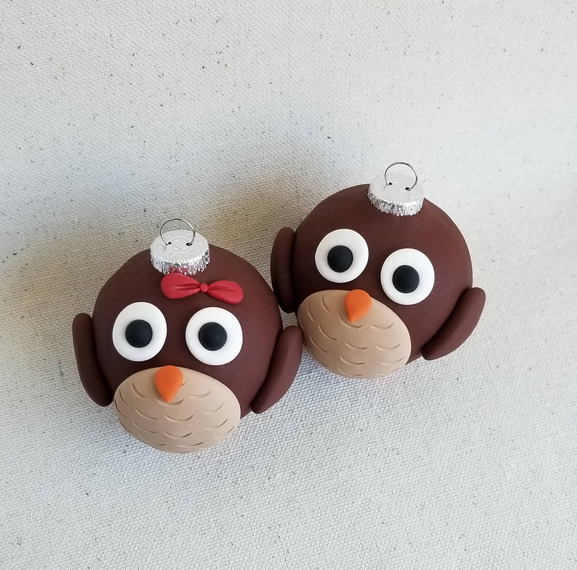 Owl Christmas Ornaments | Etsy