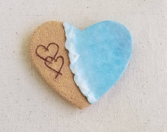 Hearts on the Beach, Refrigerator Magnet