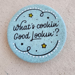 What's Cookin Good Lookin Refrigerator Magnet image 1