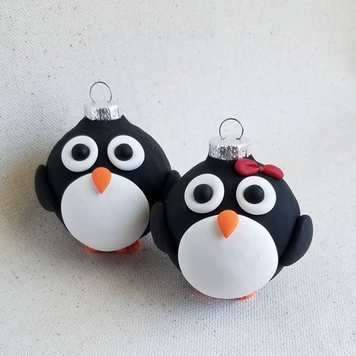New Little Penguin Christmas Tree Ornament Shelf Sitter Etsy