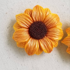 Sunflower and Ladybug Refrigerator Magnets image 8