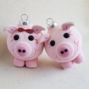 Pig Christmas Ornaments