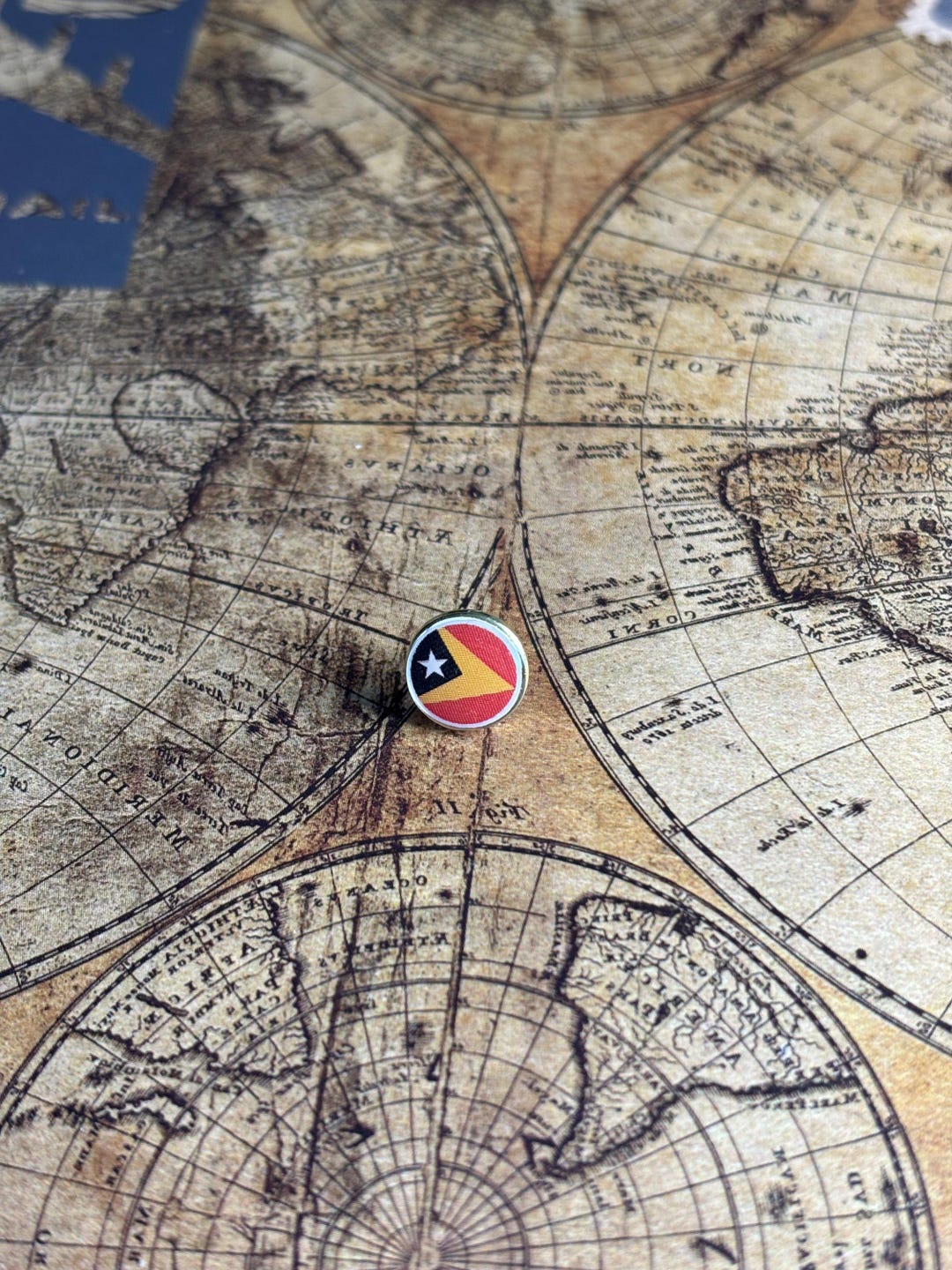 East Timor Flag Map Pin - Timor-leste - Flag Push Pin - Map Pin - Enjoy ...