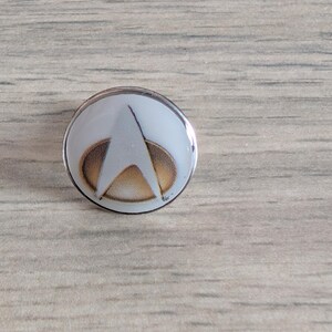 Brooch Plated Starfleet Communicator Command Brooch Badge Lapel Pin Starfleet In - Foto 7
