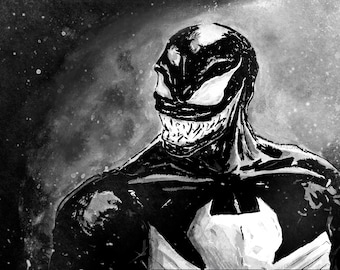 Venom ink brush/ink wash