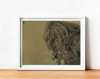 Predator Horror Nerd Art Print