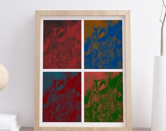 Mando Fanart This is the Way Nerd Art Print