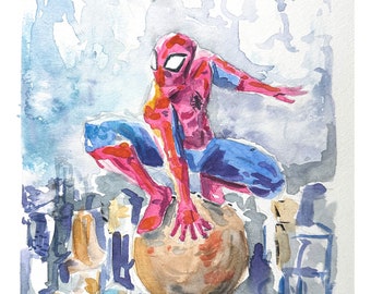 Spider-Man Watercolor