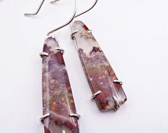 Lodolite Quartz Woodland Earrings