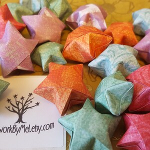 Bundle of 10 Sample Packs of Origami Wishing Stars with Quotes Inside MADE TO ORDER image 7