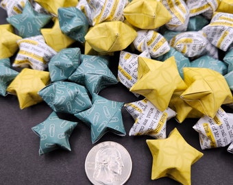 Origami Wishing Stars with Motivational Quotes - Teacher Gift