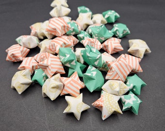 25 Reach for the Stars Origami Wishing Stars READY TO SHIP