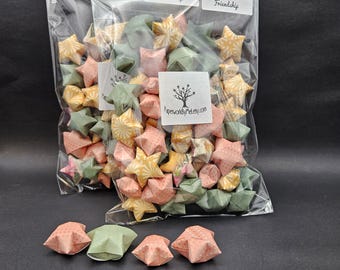 50 Friendship Origami Wishing Stars: Fortune Favors