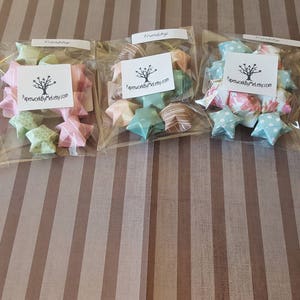 Bundle of 10 Sample Packs of Origami Wishing Stars with Quotes Inside MADE TO ORDER image 2