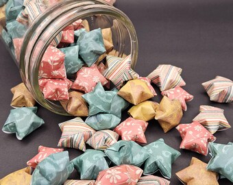 Origami Wishing Stars: Christian Faith Messages, Bible Verses