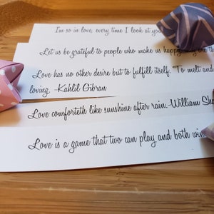 50 True Love Origami Wishing Stars READY TO SHIP image 2