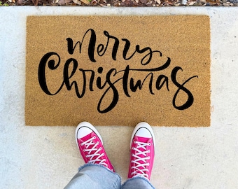 Christmas Themed Doormat Winter Entry Rug - Christmas Doormat for Front Door