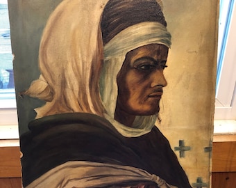 Victorian Arabian Knights Portrait 19th century Art