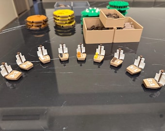 Fichas del puerto de Catan impresas en 3D / Compatibles con Catan