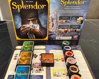 Organizador de juegos de mesa Splendor: portafichas y tarjetas impresos en 3D