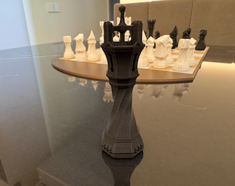 Custom 3D Printed Chess Pieces | Personalised Set | Unique Designs & Colours | Replacement or Gift