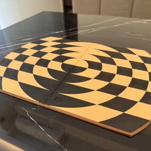 Double-Sided 3D-Printed Chess Board – Standard & Singularity Chess (2-Piece Set)