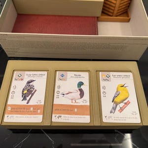 Wingspan Bird Card & Bonus Card Tray – 3D Printed Organizer